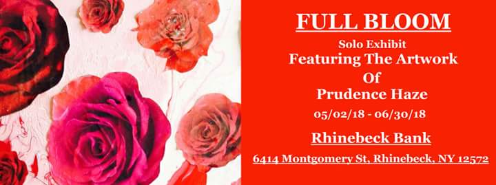 Rhinebeck branch - Prudence Haze art exhibit promo